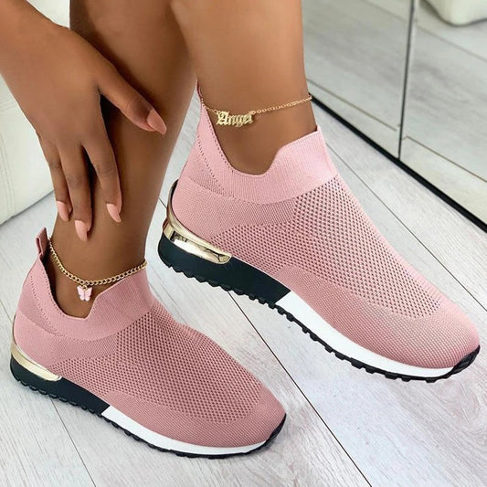 Addison | Mesh Platform Slip-on Sneakers